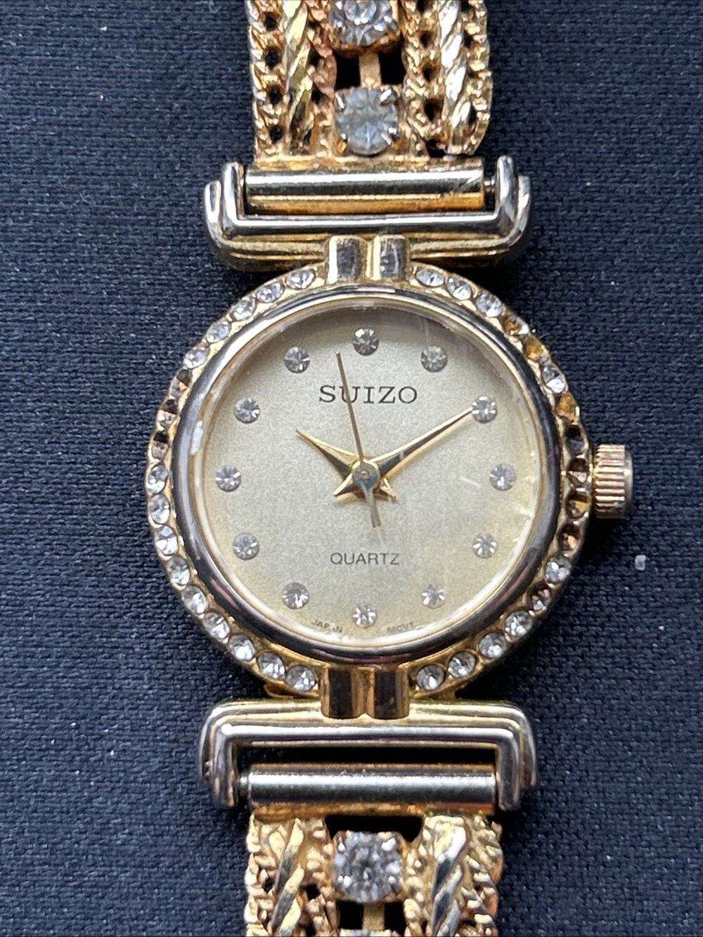 Suizo Gold Tone Women’s Quartz Watch